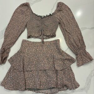 Altar’d state skirt and top matching set.